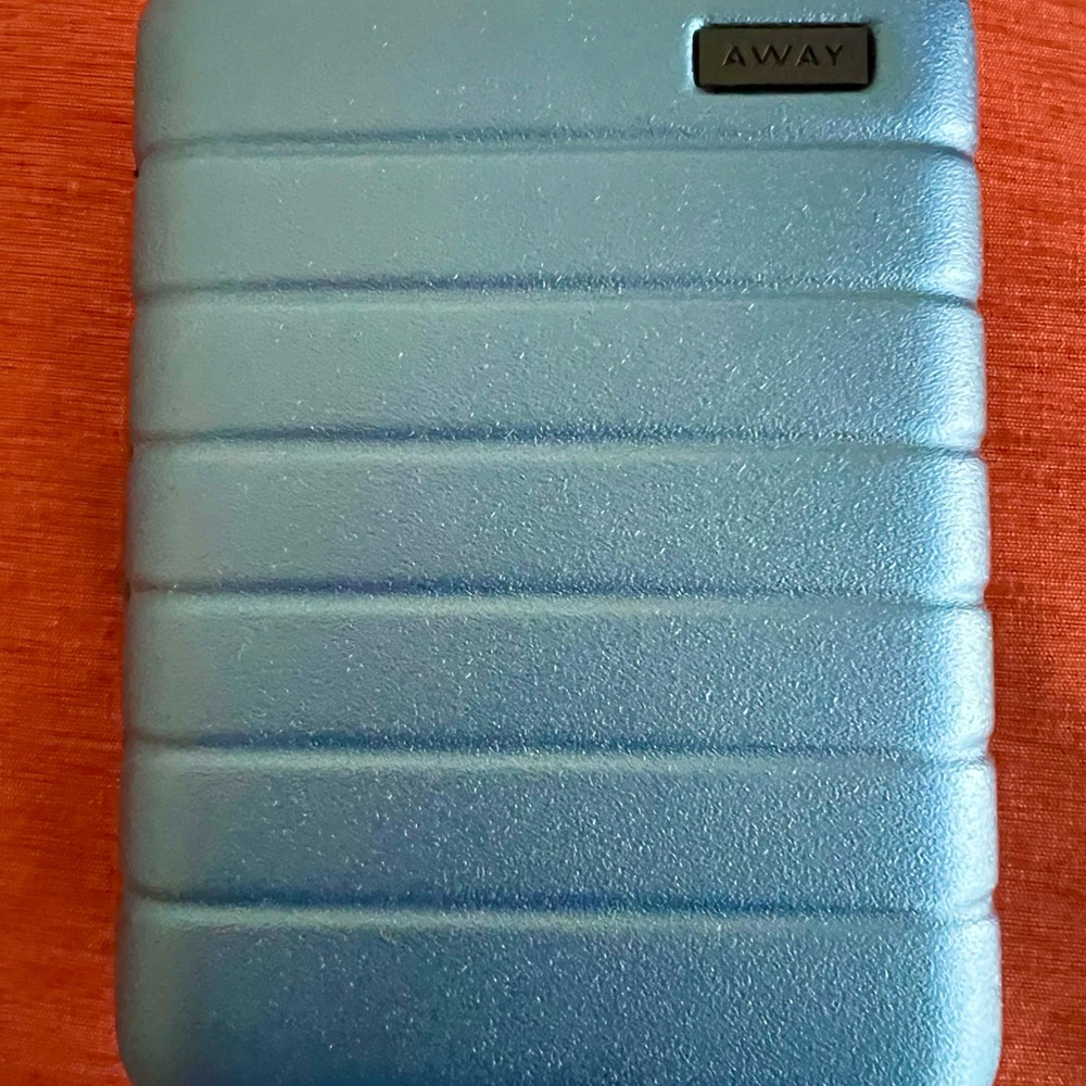 Away Blue toiletries hard case